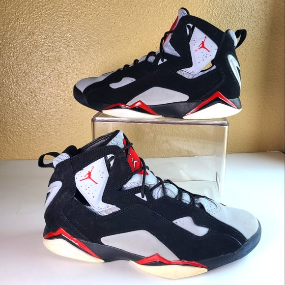 Jordan True Flight Varsity Red Grey Men size 11 - Picture 1 of 11